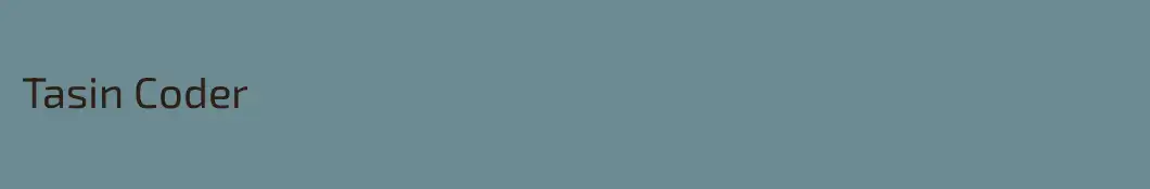 Tasin Coder